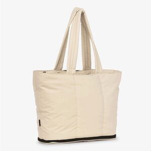 Calpak Luka Expandable Laptop Tote, Oatmeal